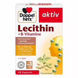 DOPPELHERZ Cápsulas de Lecitina+Vitaminas B, 40 unidades