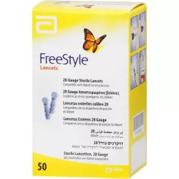 FREESTYLE Lancetas, 50 unidades