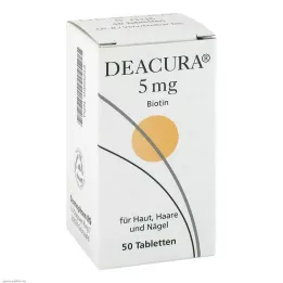 DEACURA Comprimidos de 5 mg, 50 unidades
