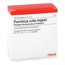 FORMICA RUFA INJEEL Ampolas, 10 unidades