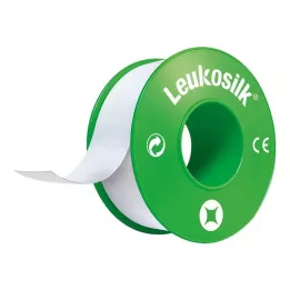 LEUKOSILK Cartão blister 2,5 cm x 5 m, 1 unidade