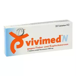 VIVIMED N contra febre e dor de cabeça comprimidos, 20 pcs