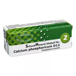 SCHUCKMINERAL Glóbulos 2 Cálcio fosfórico D 12, 7,5 g