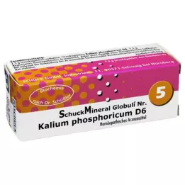 SCHUCKMINERAL Glóbulos 5 Kalium fosforicum D6, 7,5 g