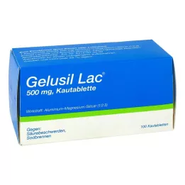 GELUSIL LAC Comprimidos mastigáveis, 100 unidades