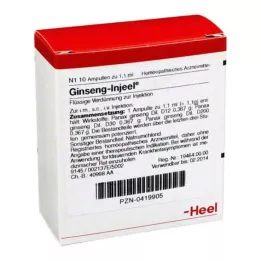 GINSENG INJEEL Ampolas, 10 unidades