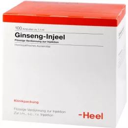 GINSENG INJEEL Ampolas, 100 unidades