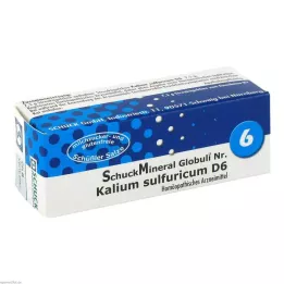 SCHUCKMINERAL Glóbulos 6 potássio sulfurico D6, 7,5 g