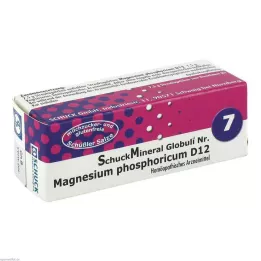 SCHUCKMINERAL Glóbulos 7 Magnésio fosfórico D12, 7,5 g