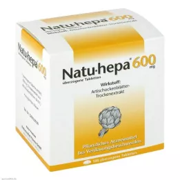 NATU HEPA Comprimidos revestidos de 600 mg, 100 unidades