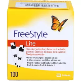 FREESTYLE tiras de teste Lite sem codificação, 100 St