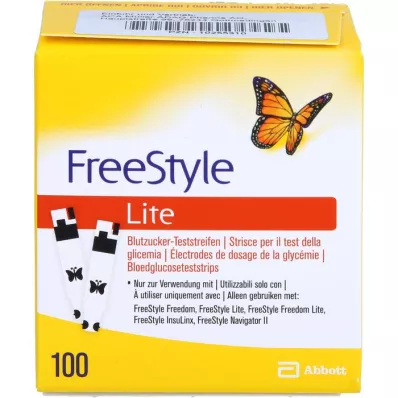 FREESTYLE tiras de teste Lite sem codificação, 100 St