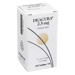 DEACURA Comprimidos de 2,5 mg, 100 unidades