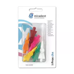 MIRADENT Escova interdental I-Prox CHX sortida, 6 peças
