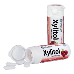 MIRADENT Xylitol mastigando goma cranberry, 30 St