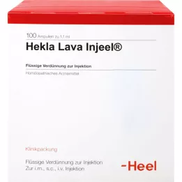 HEKLA LAVA Ampolas Injeel, 100 unidades