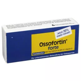 OSSOFORTIN comprimidos de mastigação Forte, 60 horas