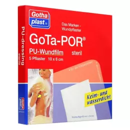 GOTA-POR PU Filme para feridas 10x6 cm gesso estéril, 5 peças