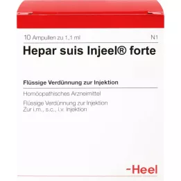 HEPAR SUIS Ampolas Injeel forte, 10 unid