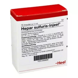HEPAR SULFURIS INJEEL Ampolas, 10 unidades