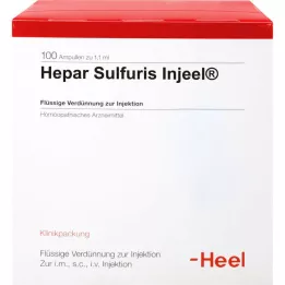 HEPAR SULFURIS INJEEL Ampolas, 100 unidades