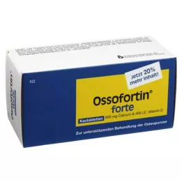 OSSOFORTIN comprimidos mastigáveis forte, 120 unidades