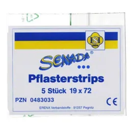 Tiras de gesso Senada 19x72 mm, 5 unid