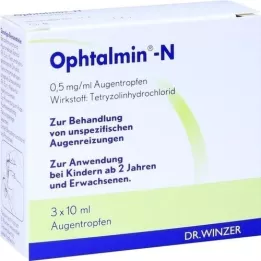 OPHTALMIN-N colírio, 3X10 ml