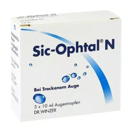 SIC OPHTAL N colírio, 3X10 ml