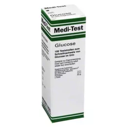 MEDI-TEST Tiras de teste de glicose, 100 unidades
