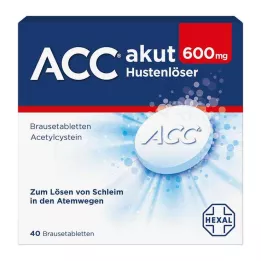ACC akut 600 comprimidos efervescentes, 40 unidades