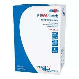 VERBANDKOMPRESSEN Absorvente estéril 10x10 cm, 50 unidades