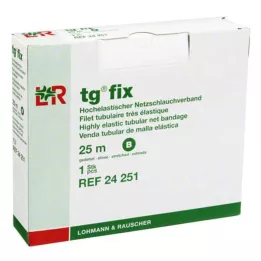 TG atadura de rede fixa B 25 m branca, 1 peça