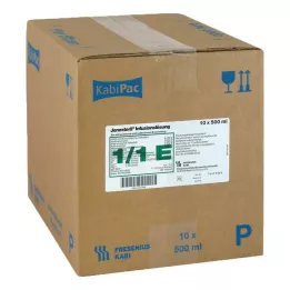 JONOSTERIL Solução de infusão plástica, 10X500 ml