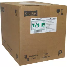 JONOSTERIL Solução de infusão de plástico, 10X1000 ml