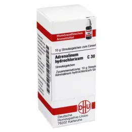 ADRENALINUM HYDROCHLORICUM C 30 glóbulos, 10 g