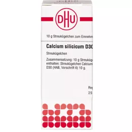 CALCIUM SILICICUM D 30 Glóbulos, 10 g