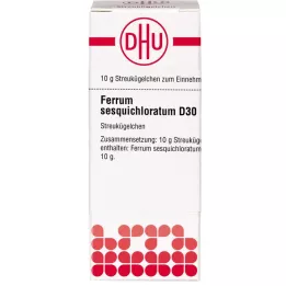 FERRUM SESQUICHLORATUM D 30 Glóbulos, 10 g