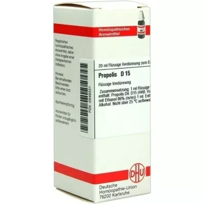 PROPOLIS Diluição D 15, 20 ml
