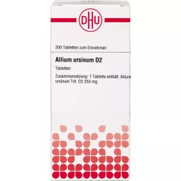 ALLIUM URSINUM D 2 comprimidos, 200 unidades