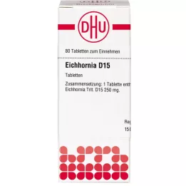 EICHHORNIA D 15 comprimidos, 80 unidades
