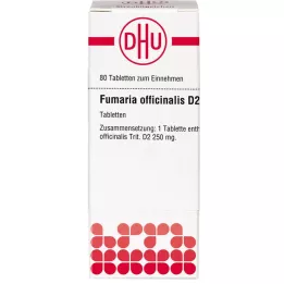 FUMARIA OFFICINALIS D 2 comprimidos, 80 unidades