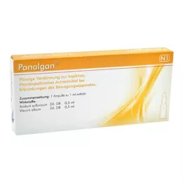 PANALGAN Ampolas, 10X10 unid