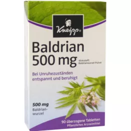 KNEIPP Valeriana 500 comprimidos revestidos, 90 unidades