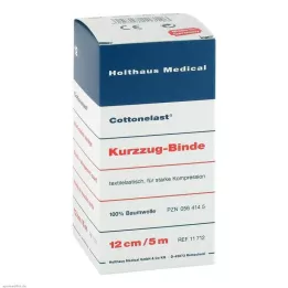 KURZZUGBINDE Algodão elast 12 cm x 5 m, 1 peça