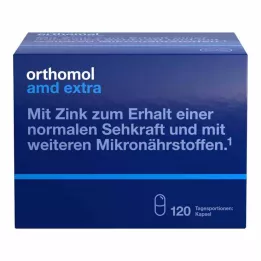 ORTHOMOL AMD cápsulas extras, 120 unidades