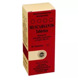 MUSCARSAN D 6 comprimidos, 80 unidades