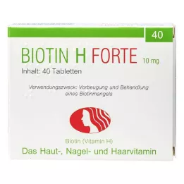 BIOTIN Comprimidos H forte, 40 unidades