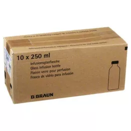 KOCHSALZLÖSUNG Frasco de vidro 0,9%, 10X250 ml