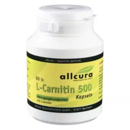 L-CARNITIN KAPSELN 500, 60 peças